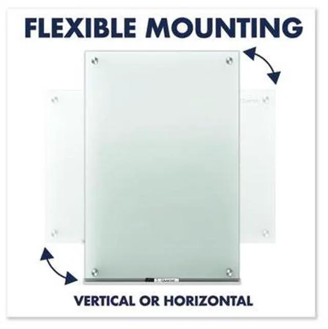 Alt view image 9 of 16 - Quartet G4836F Infinity Glass Marker Board, Frosted, 48 x 36, 1 Each