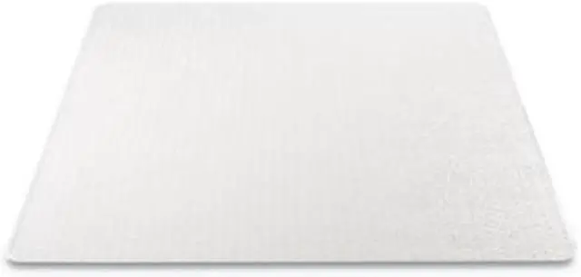 Alt view image 12 of 19 - Deflecto CM11242COM 45 x 53 in. EconoMat Occasional Use Chair Mat for Low Pile Carpet, Rectangular - Clear