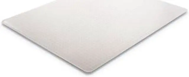 Alt view image 13 of 19 - Deflecto CM11242COM 45 x 53 in. EconoMat Occasional Use Chair Mat for Low Pile Carpet, Rectangular - Clear