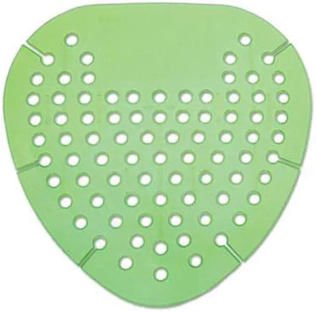Alt view image 6 of 12 - Boardwalk Gem Urinal Screen Lasts 30 Days Green Herbal Mint Fragrance 12/Box