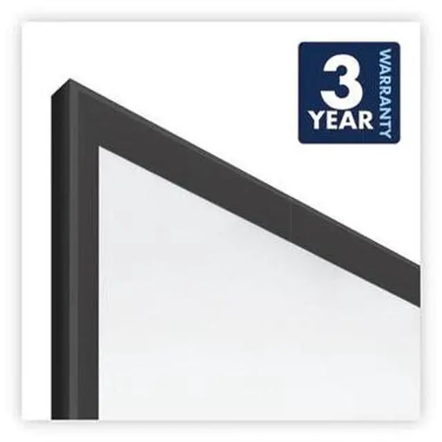 Alt view image 8 of 11 - Quartet S537B Classic Series Melamine Total Erase Dry Erase Board, 72" x 48" - White Surface/Black Frame
