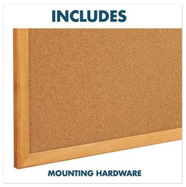 Alt view image 6 of 9 - Quartet S554 4' x 3' Standard Combination Whiteboard/Cork Bulletin Board