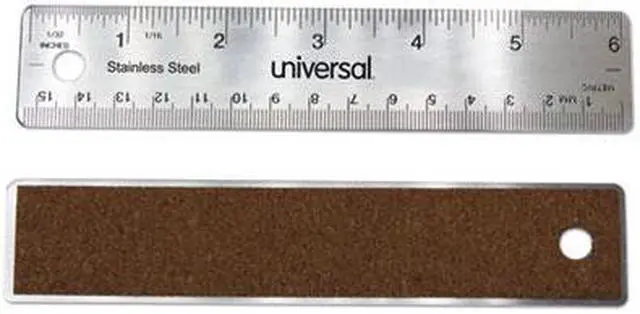 Alt view image 5 of 6 - Universal Stainless Steel Ruler Standard/Metric 6" 59026
