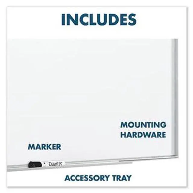 Alt view image 14 of 19 - Fusion Nano-Clean Magnetic Whiteboard 36 x 24 White Surface Silver Aluminum Frame NA3624F