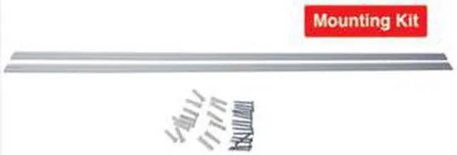 Alt view image 10 of 10 - Universal Frameless Magnetic Glass Marker Board, 48" X 36", White UNV43203