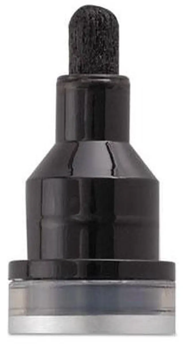 Alt view image 13 of 20 - Premium Glass Board Dry Erase Marker, Bullet Tip, Black, Dozen 79553