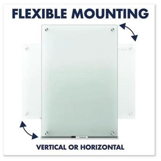 Alt view image 19 of 20 - Quartet G3624F Infinity Glass Marker Board, Frosted, 36 x 24, 1 Each