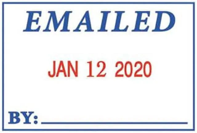 Alt view image 13 of 20 - 4 in 1 e-Message 2 Color Dater 15/16 x 1 3/4 COMPLETED/EMAILED/ENTERED/SCANNED