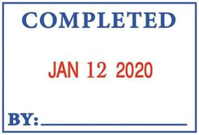 Alt view image 14 of 20 - 4 in 1 e-Message 2 Color Dater 15/16 x 1 3/4 COMPLETED/EMAILED/ENTERED/SCANNED