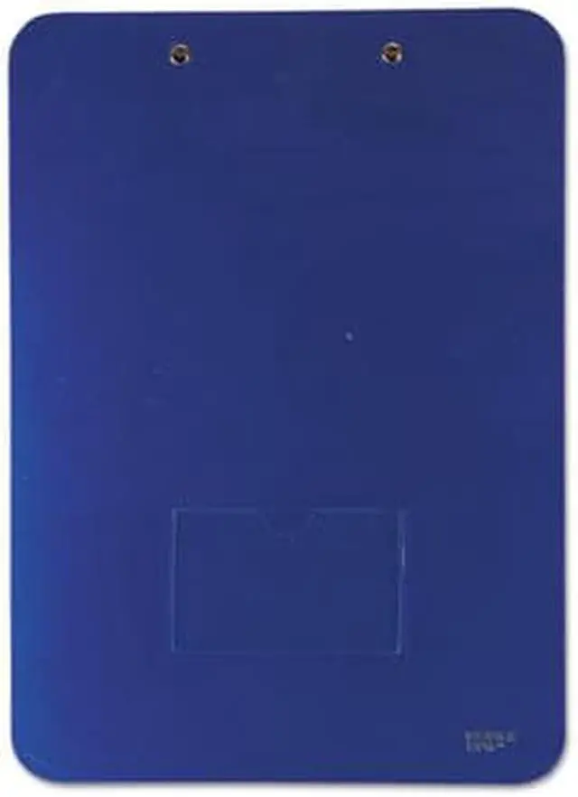 Alt view image 9 of 12 - Baumgartens Unbreakable Recycled Clipboard 1/4" Capacity 8 1/2 x 11 Blue 61623