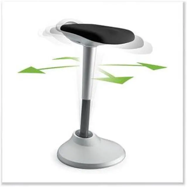 Alt view image 13 of 14 - HON Perch, Black Fabric - Black Seat - 15.8" Width x 16.5" Depth x 37.8" Height BSXVLPERCHAS10X