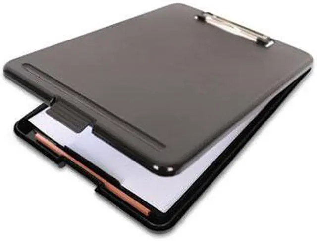 Alt view image 8 of 9 - Universal Storage Clipboard, 1/2" Capacity, 8 1/2 X 11, Black 40318
