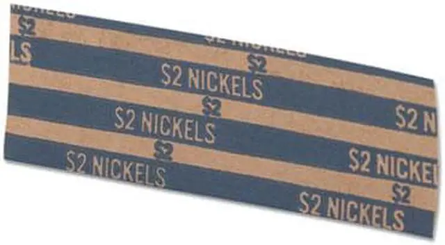 Alt view image 7 of 9 - Coin-Tainer Flat Coin Wrappers Nickels $2 1000 Wrappers/Box 30005
