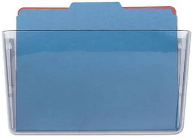 Alt view image 5 of 10 - Universal Add-on Pocket for Wall File Letter Clear 53692