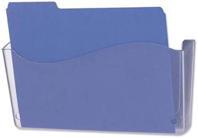 Alt view image 6 of 10 - Universal Add-on Pocket for Wall File Letter Clear 53692