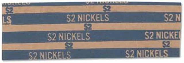 Alt view image 6 of 9 - Coin-Tainer Flat Coin Wrappers Nickels $2 1000 Wrappers/Box 30005