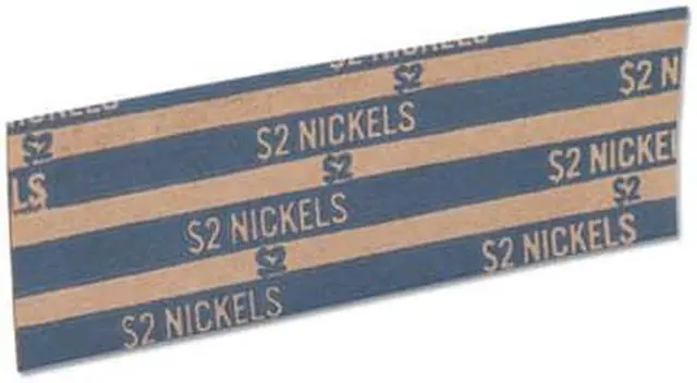 Alt view image 8 of 9 - Coin-Tainer Flat Coin Wrappers Nickels $2 1000 Wrappers/Box 30005