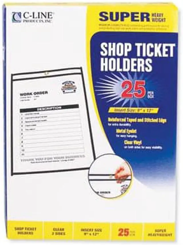 Alt view image 9 of 16 - C-Line Holder,Tckt,2clr Sds,9x12 46912