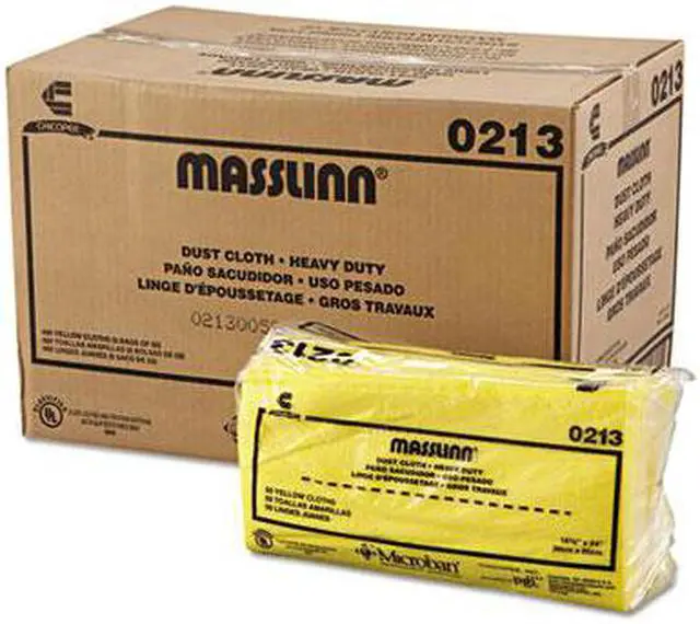 Alt view image 7 of 13 - Chix Masslinn Dust Cloths 24 x 16 Yellow 400/Carton 0213