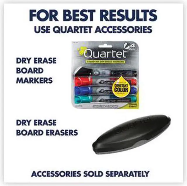 Alt view image 7 of 9 - Quartet Classic Series Melamine Whiteboard 24 x 18 Silver Aluminum Frame S531