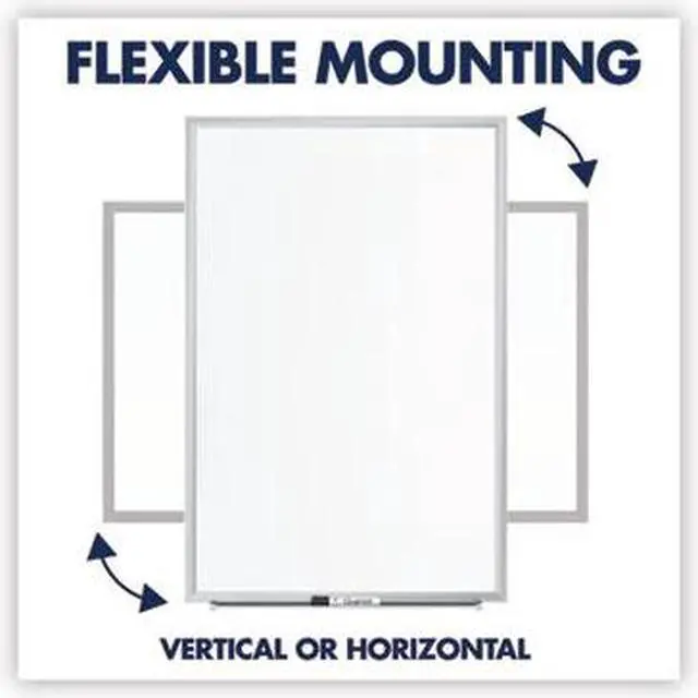 Alt view image 8 of 9 - Quartet Classic Series Melamine Whiteboard 24 x 18 Silver Aluminum Frame S531