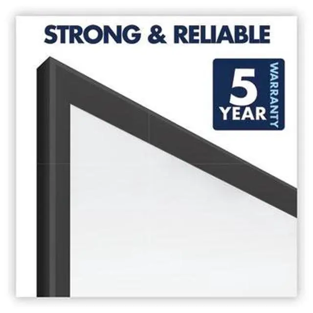 Alt view image 10 of 19 - Quartet Classic Series Magnetic Whiteboard 24 x 18 Black Aluminum Frame SM531B