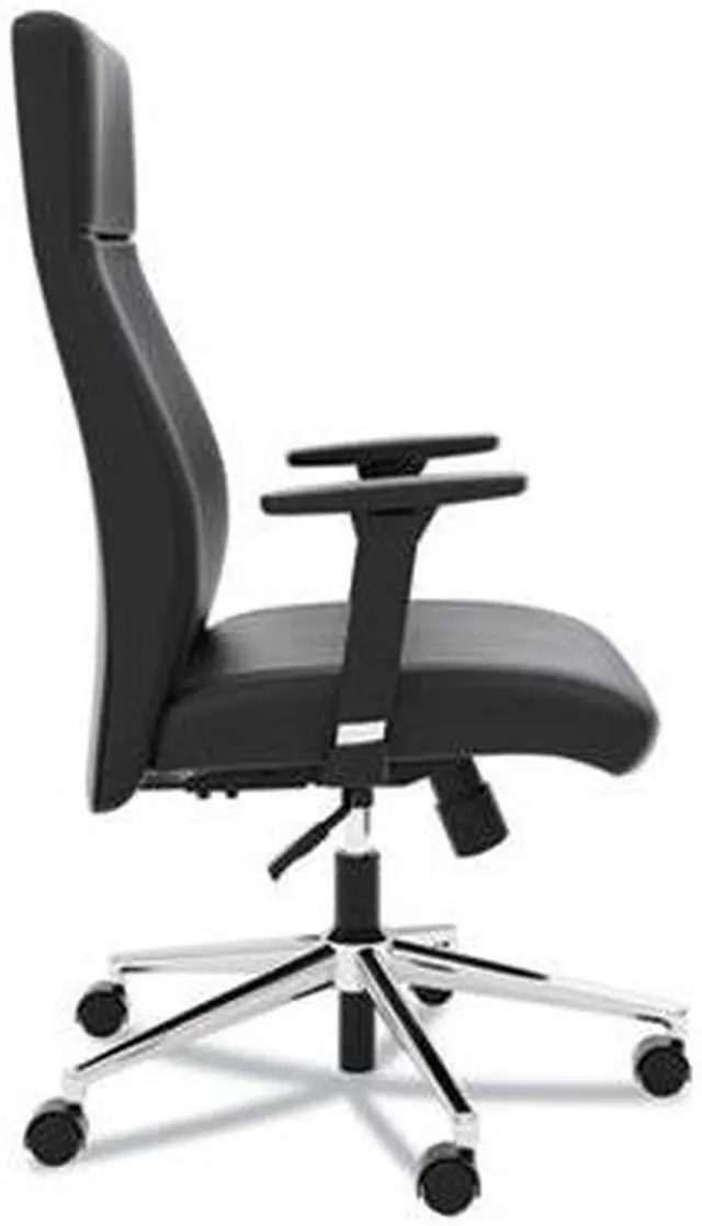 Alt view image 8 of 11 - HON - HVL108.SB11 - VL108 Executive High-Back Chair, Black Leather