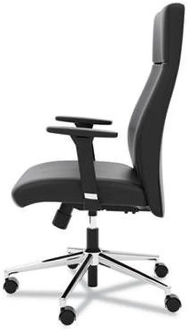 Alt view image 7 of 11 - HON - HVL108.SB11 - VL108 Executive High-Back Chair, Black Leather