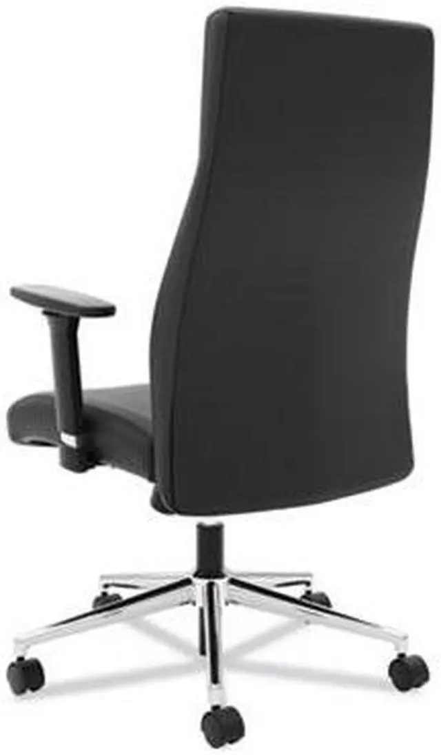 Alt view image 9 of 11 - HON - HVL108.SB11 - VL108 Executive High-Back Chair, Black Leather