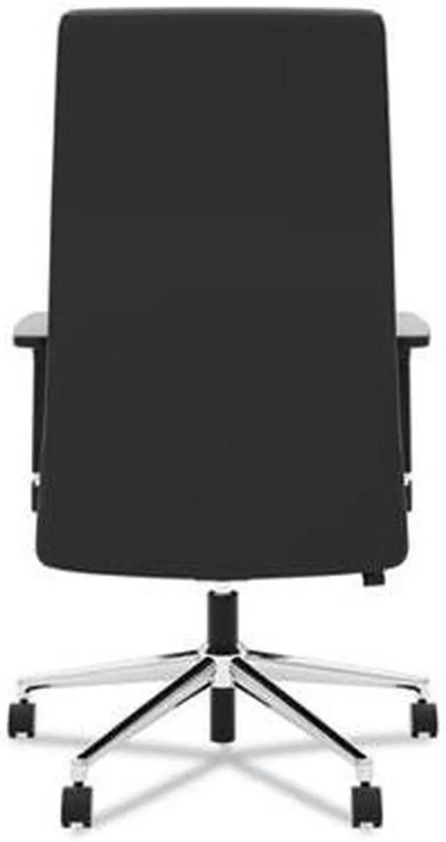 Alt view image 10 of 11 - HON - HVL108.SB11 - VL108 Executive High-Back Chair, Black Leather