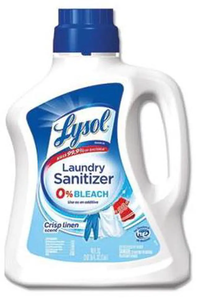Alt view image 5 of 14 - Lysol 95872 Laundry Sanitizer, Liquid, Crisp Linen, 90 Oz.