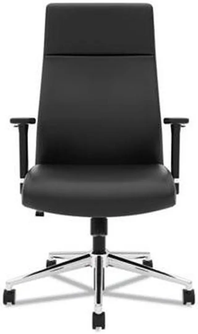 Alt view image 11 of 11 - HON - HVL108.SB11 - VL108 Executive High-Back Chair, Black Leather