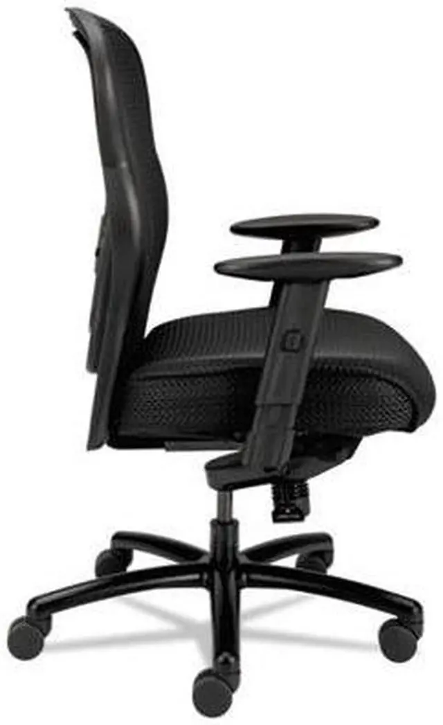 Alt view image 6 of 9 - HON Company Wave Mesh Big and Tall Chair Supports up to 450 lbs. Black