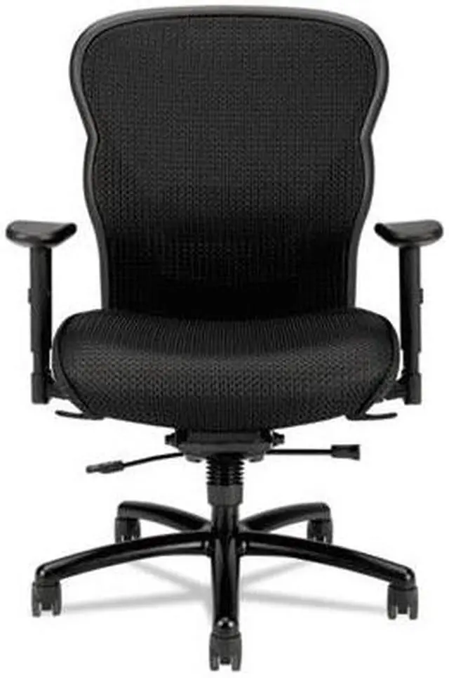 Alt view image 8 of 9 - HON Company Wave Mesh Big and Tall Chair Supports up to 450 lbs. Black