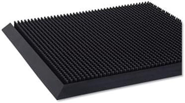 Alt view image 7 of 9 - Crown Mat-A-Dor Entrance/Scraper Mat Rubber 24 x 32 Black MASR42BK