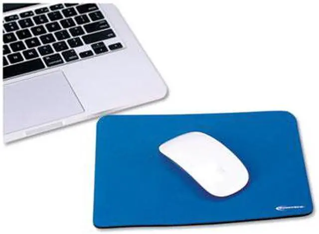 Alt view image 8 of 9 - Innovera IVR52447 Blue Rubber Mouse Pad