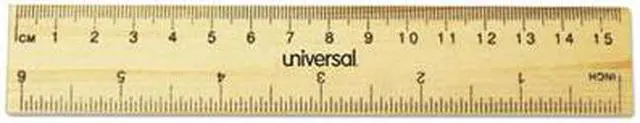 Alt view image 5 of 6 - Universal Flat Wood Ruler Standard/Metric 6" 59024