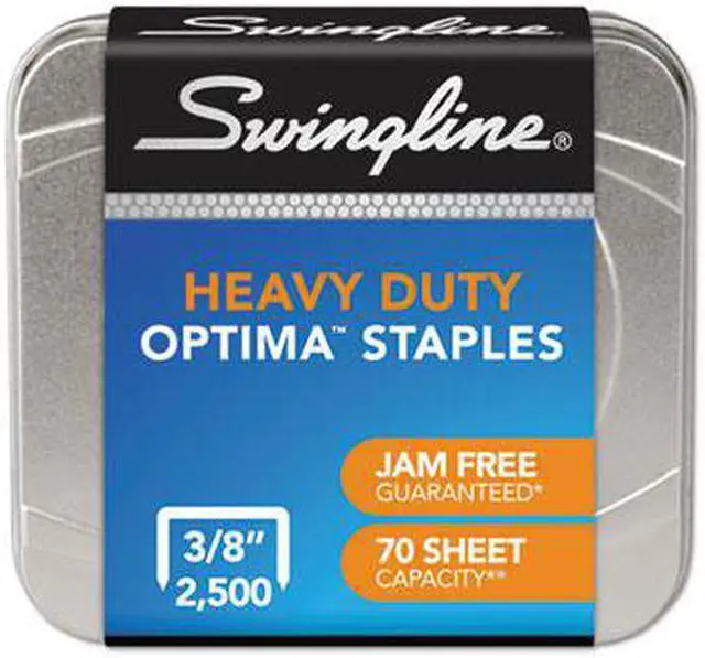 Alt view image 5 of 6 - Swingline Staples, Premium, 3/8In Leg, PK2500 Silver  Steel  S7035550A