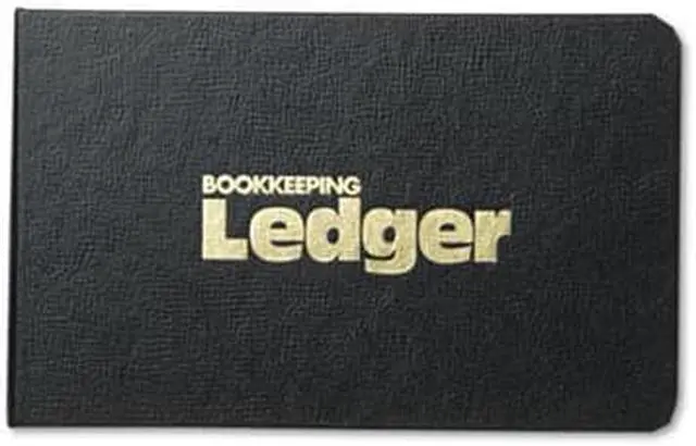Alt view image 11 of 16 - National Four-Ring Ledger Binder Kit Black 8.5 x 5 100 Sheets/Book 63453