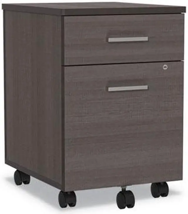 Alt view image 14 of 17 - Linea Italia - LITTR752MOC - Trento Line Mobile Pedestal File, Box/File Drawer, Mocha