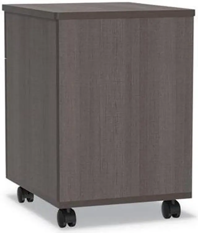 Alt view image 15 of 17 - Linea Italia - LITTR752MOC - Trento Line Mobile Pedestal File, Box/File Drawer, Mocha
