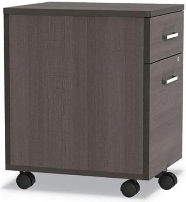Alt view image 16 of 17 - Linea Italia - LITTR752MOC - Trento Line Mobile Pedestal File, Box/File Drawer, Mocha