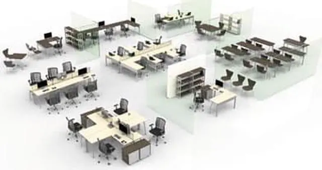 Alt view image 8 of 17 - Linea Italia Trento Line Dividing Panel Polycarbonate 47-1/8 x 1 3/4 x 15-1/2