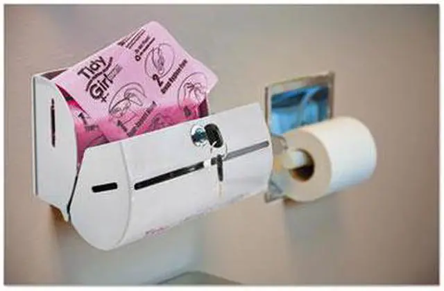 Alt view image 19 of 20 - Tidy Girl Plastic Feminine Hygiene Disposal Bag Dispenser, Gray TGUDPV2