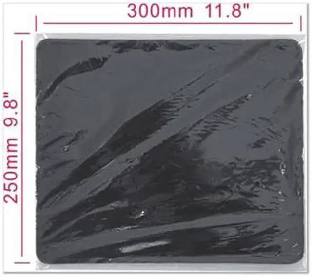 Alt view image 20 of 20 - Innovera Large Mouse Pad Nonskid Base 9 7/8 x 11 7/8 x 1/8 Black 52600