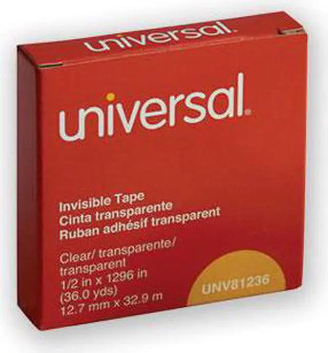 Alt view image 4 of 10 - Invisible Tape, 1/2" x 1296", 1" Core, Clear