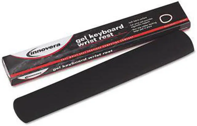 Alt view image 13 of 16 - Innovera IVR50458 Gel Nonskid Keyboard Wrist Rest