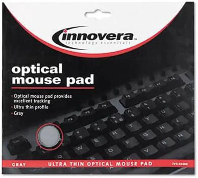 Alt view image 12 of 12 - Innovera IVR50469 Gray Ultra Slim Mouse Pad