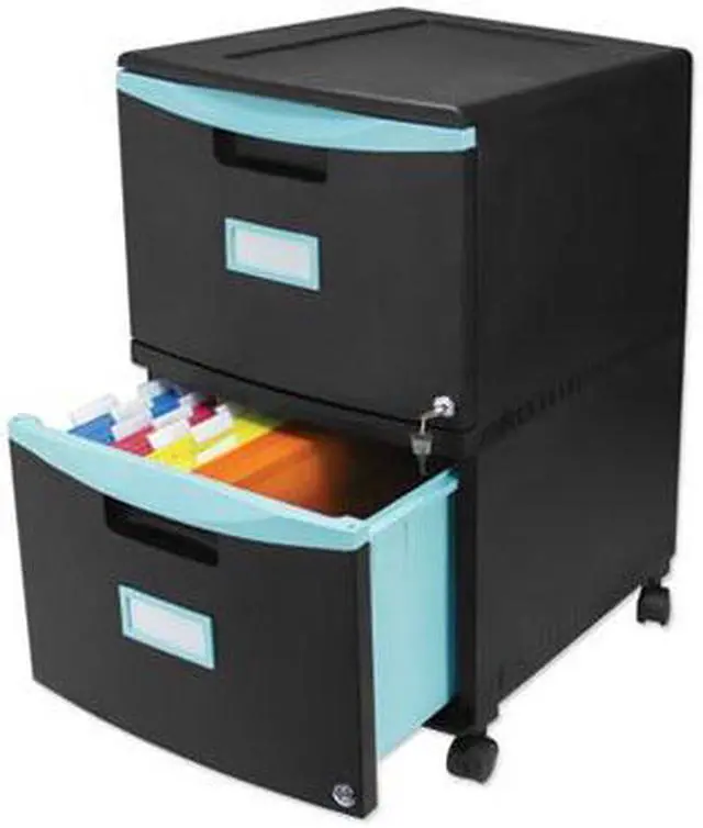 Alt view image 11 of 11 - Storex 2-drawer Mobile File Cabinet