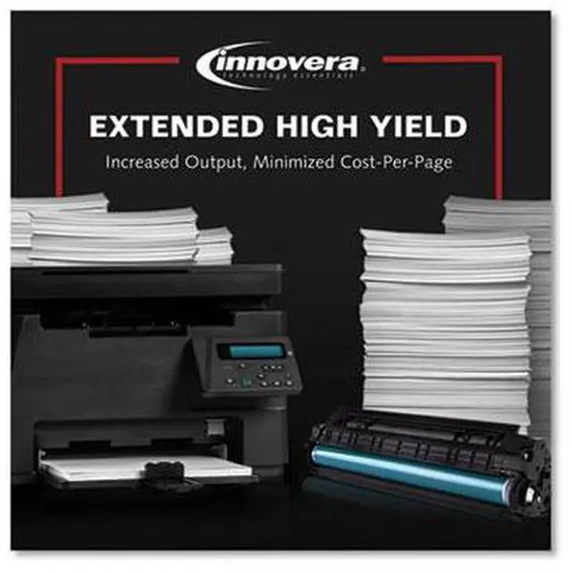 Alt view image 11 of 13 - Innovera IVRE90AJ Remanufactured Black Extended-Yield Toner - Replacement for 90A (CE390AJ) - 18,000 Page-Yield